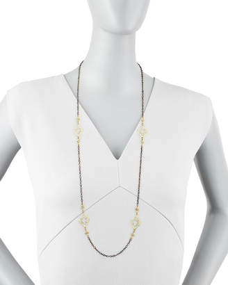 Armenta Long Gold-Station Cable-Chain Necklace, 37"L