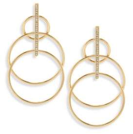 Jules Smith Designs Suzy Layered Hoop Drop Earrings