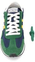 Thumbnail for your product : Polo Ralph Lauren logo embroidered colour block sneakers