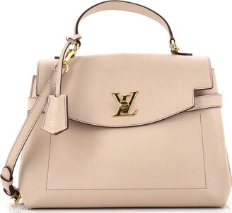 Louis Vuitton Cabas Lockme Black and Nude Vanille Beige Leather Tote -  MyDesignerly