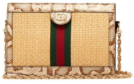 gucci woven bag
