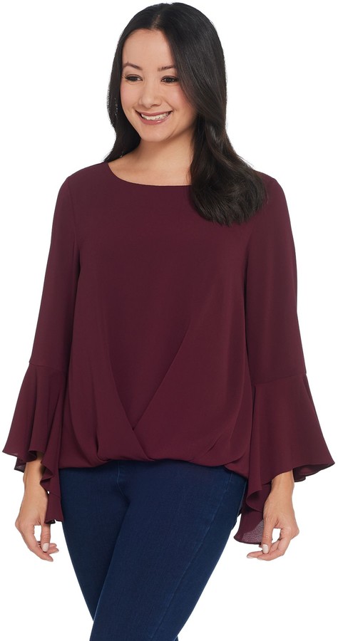 vince camuto bell sleeve blouse