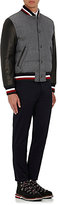 Thumbnail for your product : Moncler Gamme Bleu Men's Wool & Leather Down-Quilted Varsity Jacket