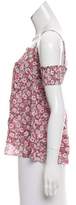 Thumbnail for your product : Rebecca Minkoff Pia Floral Print Top w/ Tags