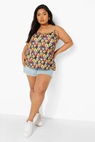 Thumbnail for your product : boohoo Plus Floral Swing Cami Top