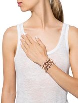 Thumbnail for your product : Oscar de la Renta Triple Strand Textured Dome Bracelet