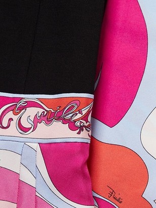 Emilio Pucci Printed Silk Fit-&-Flare Dress
