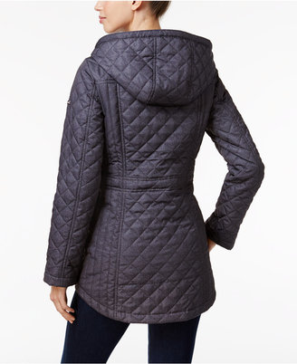 Laundry by Design Hooded Quilted Coat