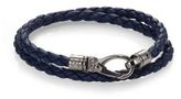 Thumbnail for your product : Tod's Leather Double-Wrap Bracelet