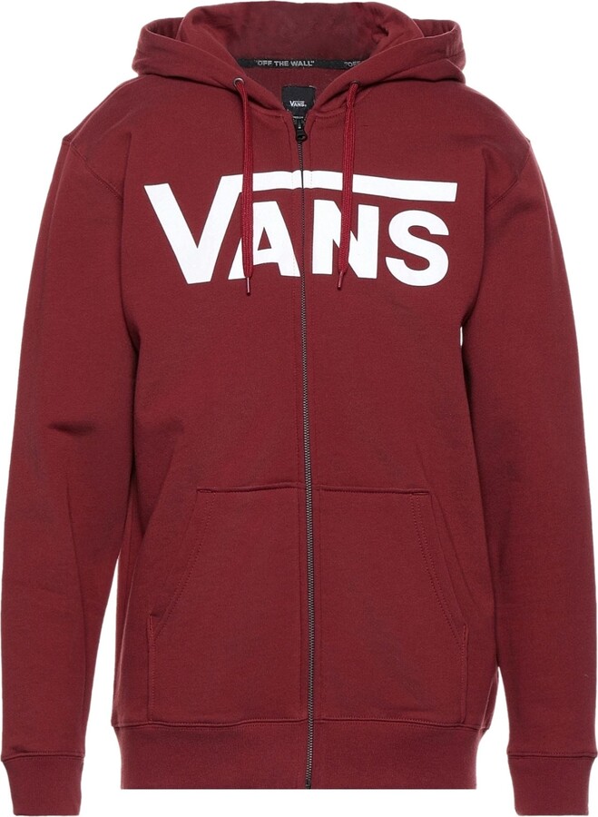 Vans Men's Red Sweatshirts & Hoodies | ShopStyle