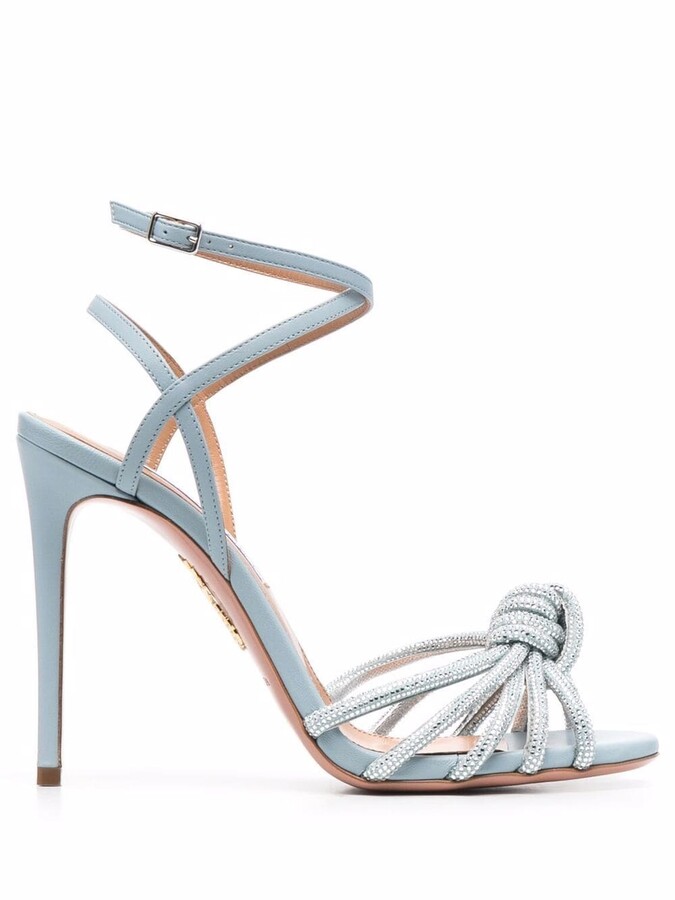 Aquazzura Crystal Embellished Women's Sandals | Shop the world's 