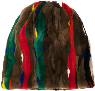 Marni patch striped hat