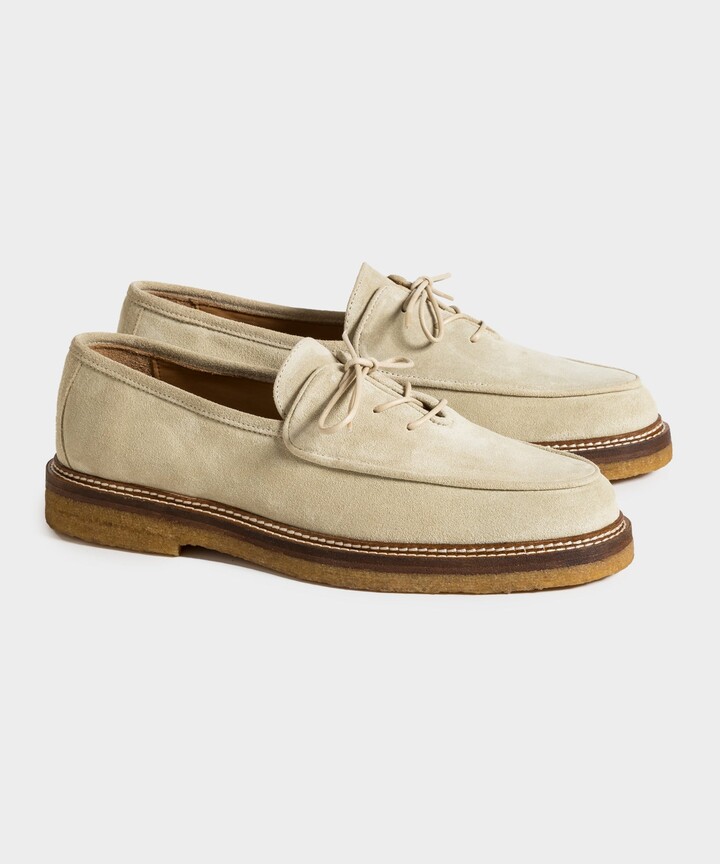 Jacques Solovire Oliver Laceup Derby Suede Shoe