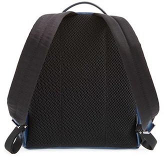 Fendi Croc Tail Leather Backpack - Blue