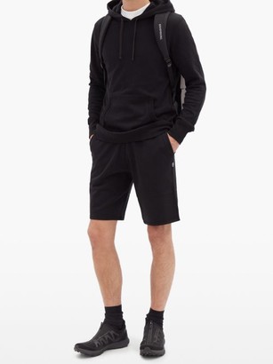 Reigning Champ Logo-patch Cotton-terry Shorts - Black
