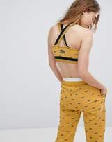 Thumbnail for your product : Umbro Cropped Bralette With All Over Logo Print