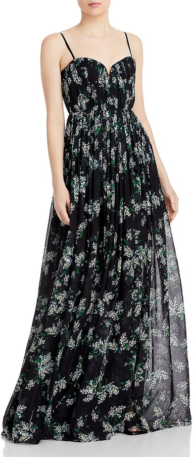 SAU LEE Georgina Floral Maxi Dress - ShopStyle