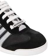 Thumbnail for your product : DSQUARED2 10mm Suede & Metallic Leather Sneakers