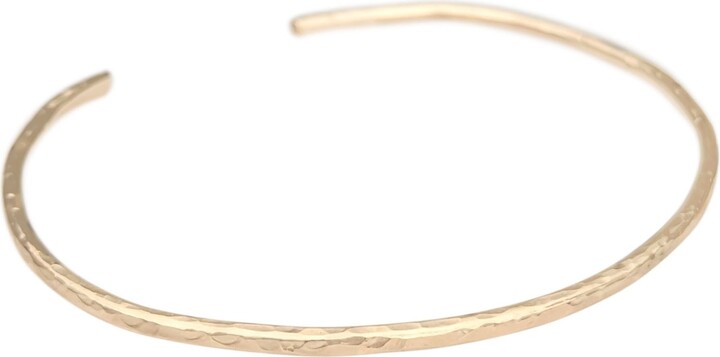 Kiri & Belle Eva Hammered Gold Filled Cuff Bracelet