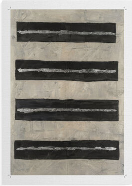 Latitude Run Ink Impression I -Canvas Print Only - NOT FRAMED