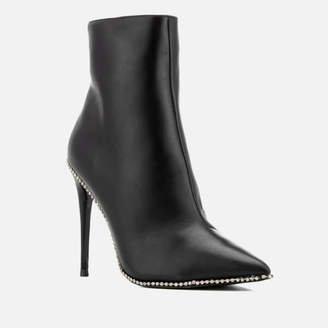 Kurt Geiger Women's Rae Leather Heeled Shoe Boots - Black