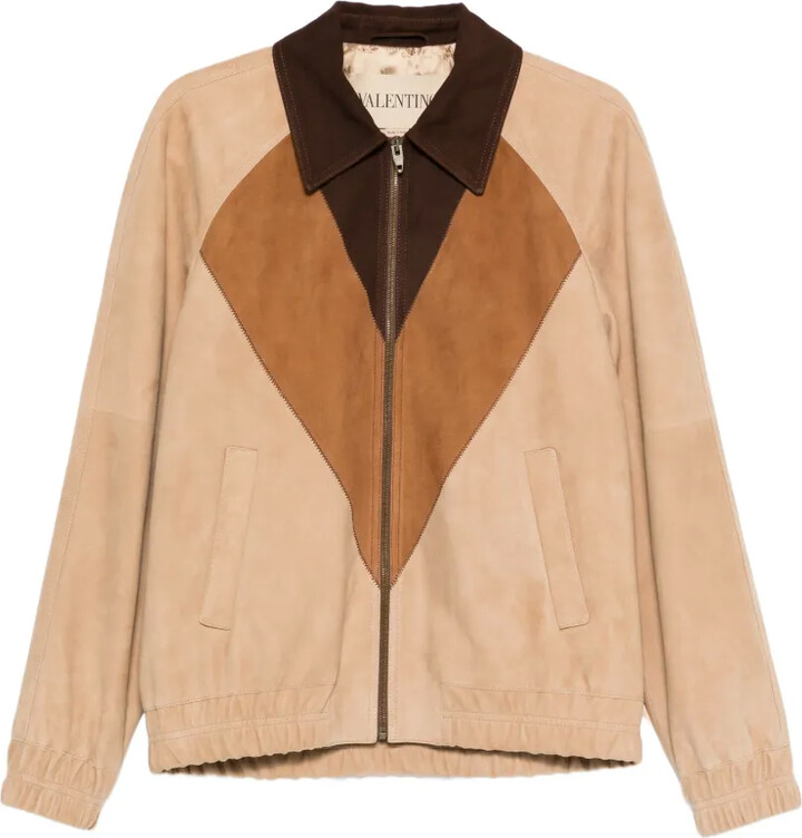 Valentino Garavani Diamond Panel Collar Jacket