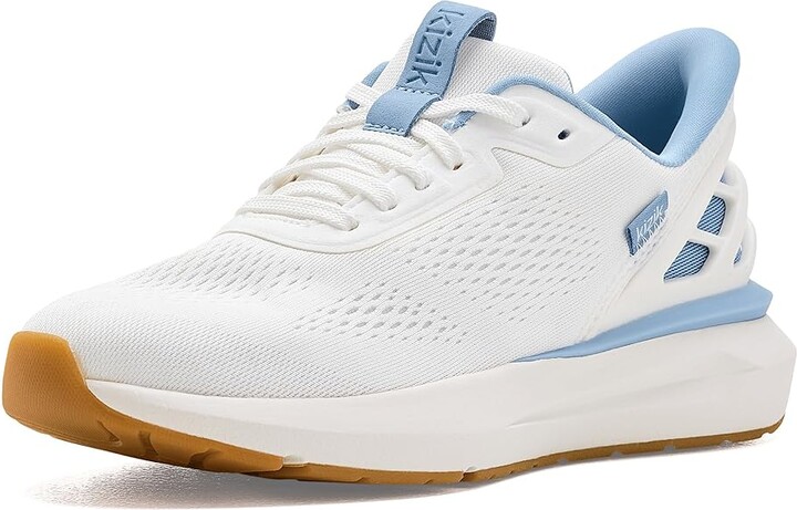 Kizik Athens 2 Hands-Free Women's Walking Shoes White/Soft Chambray : 7.5 M, Synthetic