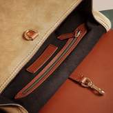 Thumbnail for your product : Burberry The Small Bridle Bag in Leather and Suede, Brown