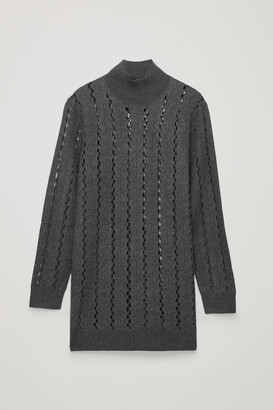 COS Cut-Out Boiled Wool Tunic