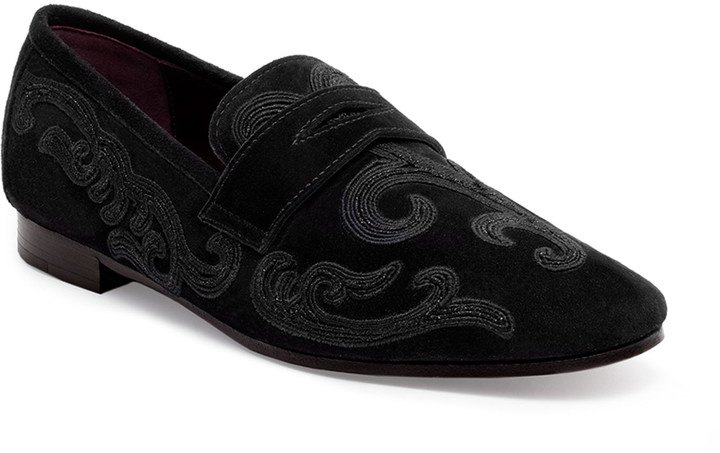 Womens Embroidered Loafers | Shop the 