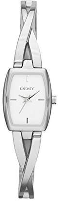 DKNY DNKY5) Women's Quartz Watch with Silver Dial Analogue Display and Silver Stainless Steel Bracelet NY2234