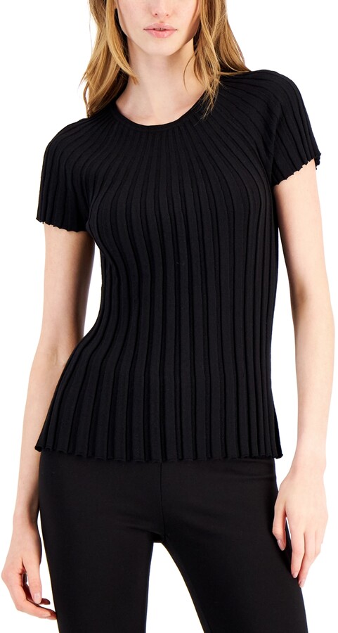 セーター Womens Beaded  Pullover Sweater Black  新品未使用正規品 Alfani ファッション  Medium
