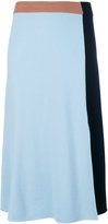 Cédric Charlier - midi colour block skirt