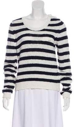 See by Chloe Striped Scoop Neck Sweater