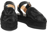 Thumbnail for your product : Paloma Barceló Dali Embroidered Suede Espadrilles