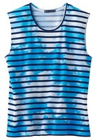 Thumbnail for your product : Petit Bateau Womens lightweight jersey T-shirt with cloud and stripe print