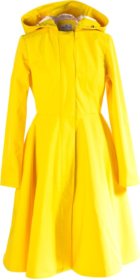 RainSisters Waterproof Design Coat – Yellow Sun – Fit and Flare Rain ...