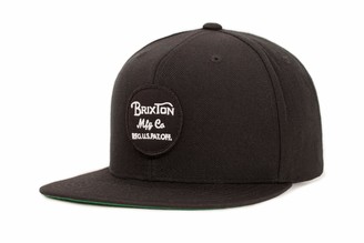Brixton Mens Wheeler Medium Profile Snapback Hat
