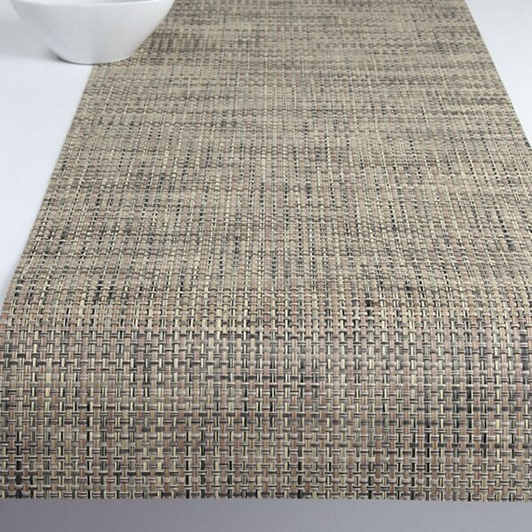 Chilewich Basketweave Table Runner in Black