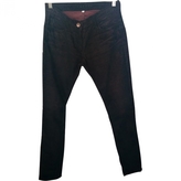 Thumbnail for your product : Sandro Burgundy Velvet Trousers