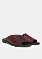 Thumbnail for your product : Vince Eastman Patent-Leather Mules