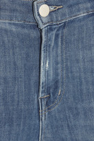 Thumbnail for your product : J Brand Alana Cropped Distressed High-rise Skinny Jeans