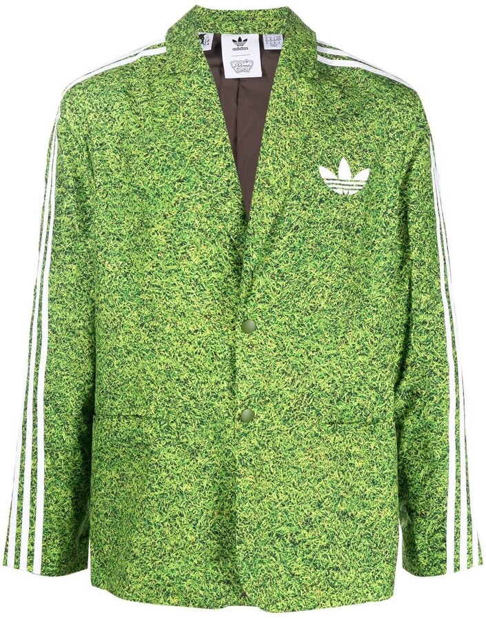 adidas x Kerwin Frost grass-print blazer - ShopStyle