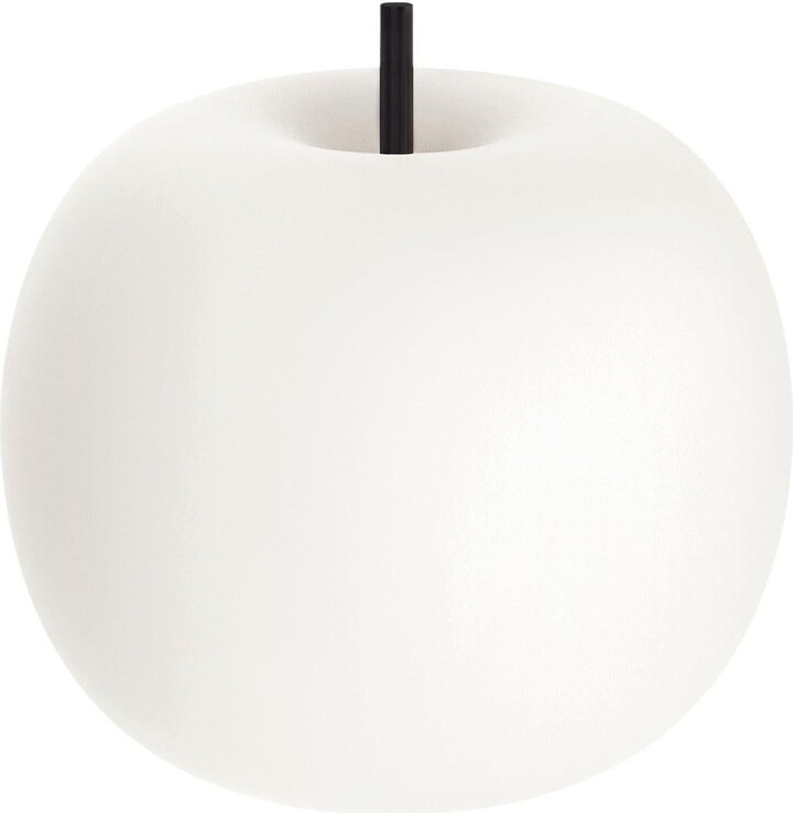 Alberto Saggia e Valerio Sommella Small 'kushi' Opaline Glass And Metal Table Lamp For Kdln In Black