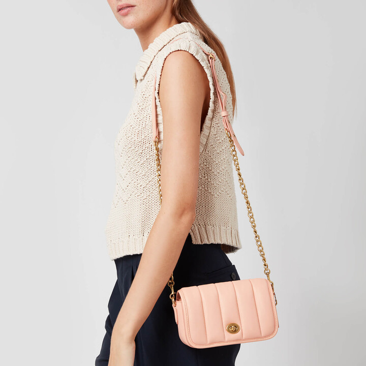 Coach ORIGINALS PUFFY QUILTED DINKY CROSSBODY Across Body Bag Faded Blush/beige atelieryuwa