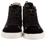 Thumbnail for your product : Charlotte Olympia Purrrfect Velvet Sneakers