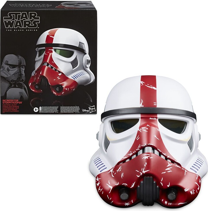 Hasbro Black Series Incinerator Stormtrooper Premium Electronic Roleplay Helmet by Hasbro Star Wars: The Mandalorian Star Wars The Black Series Official