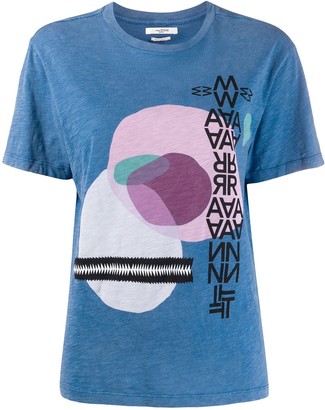 Etoile Isabel Marant graphic jersey T-shirt