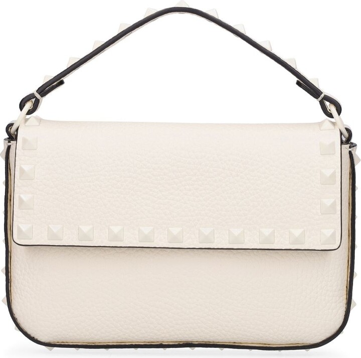 Valentino Garavani Small Rockstud leather top handle bag ShopStyle