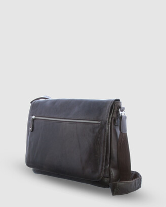 Cobb & Co Men's Brown Leather bags - Declan Leather Laptop Bag